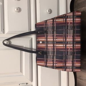 Tory Burch Kerrington Plaid Tote